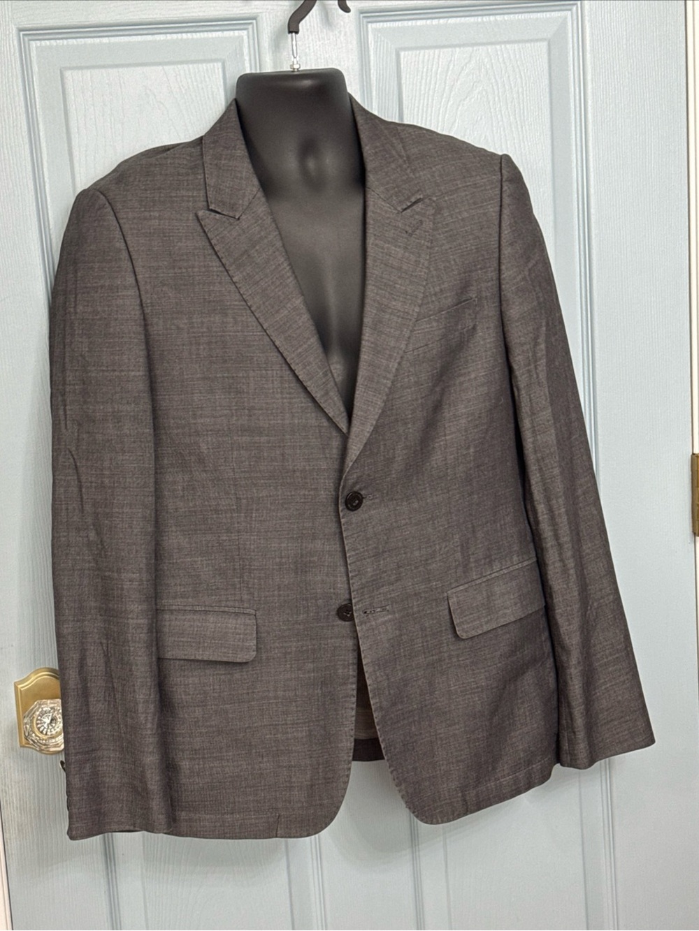 House of Howe Mens size 40 English Country Gentleman Blazer Gray Punk Rock Goth‎